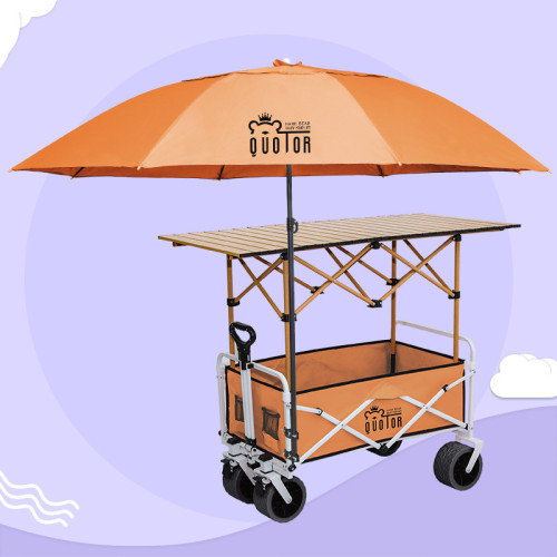 地攤專用擺攤小推車一秒收攤戶外烤腸夜市雪花機可折疊露營桌