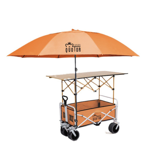 地攤專用擺攤小推車一秒收攤戶外烤腸夜市雪花機可折疊露營桌