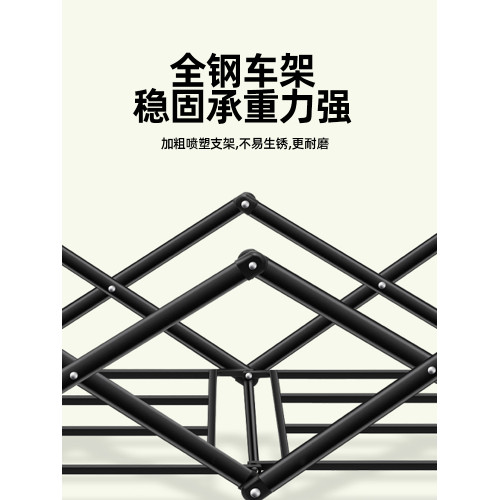 戶外露營車營地推車拖車折疊擺攤小推車兒童可躺手拉旅行野營用品