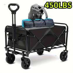 Heavy Duty Folding Trolley with 360° All Terrain Wheels,
