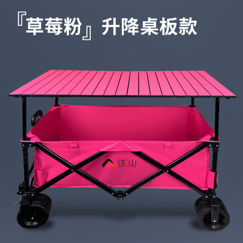 夜市擺攤車脆皮烤腸小推車手推餐車露營野餐車壽司三明治擺壘德株