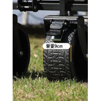 【露營車全地形越野輪】帶刹車萬向輪配件 軸承手拉車散件