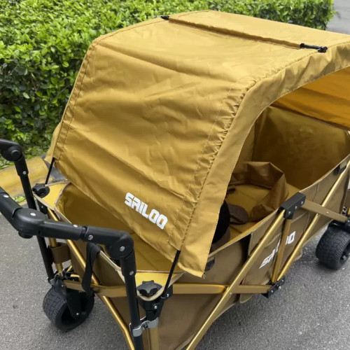 露營車推車營地車野營車聚攏車配件推桿小推車推拉桿小拖車霤娃車