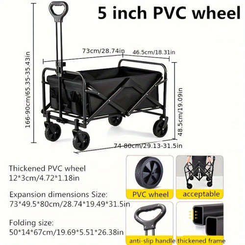 1PC Foldable Outdoor Convenient Camping And Travel Vehicle,