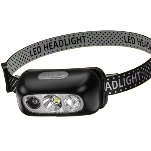 LED強光超亮頭燈續航釣魚專用超輕感應可充電充電可攜式頭戴式
