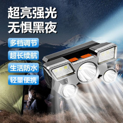 【巨亮】黑科技頭燈強光可充電超亮遠射頭戴式戶外照明頭燈L-T21