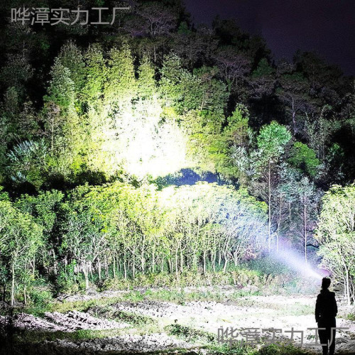 頭燈新款強光超亮礦燈夜釣魚戶外登山頭戴式照明燈工地手電筒