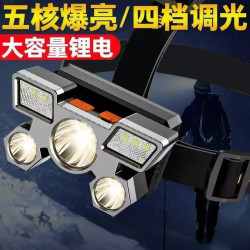 【四檔光源】超亮遠射強光頭燈戶外露營釣魚頭戴式應急燈L-T21