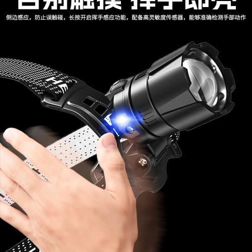 強光頭燈2025新款頭戴式戶外超亮黃白雷射變焦感應大容量超長續航 強光頭燈2025新款頭戴式戶外超亮黃白雷射變焦感應大容量超長續航