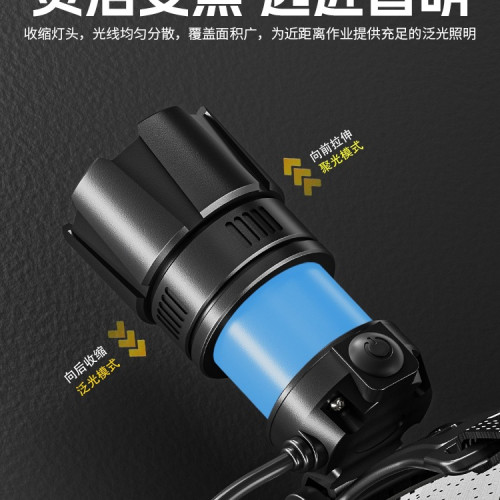 強光頭燈2025新款頭戴式戶外超亮黃白雷射變焦感應大容量超長續航 強光頭燈2025新款頭戴式戶外超亮黃白雷射變焦感應大容量超長續航