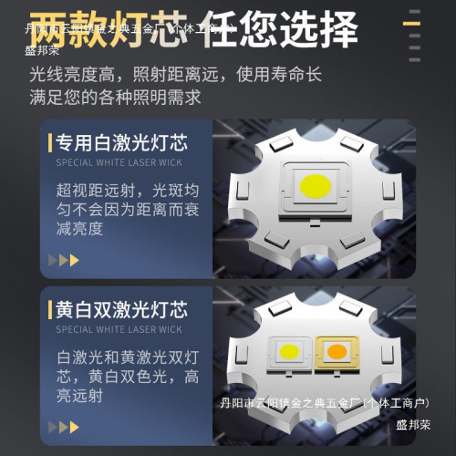 天火2024新款強光頭燈超亮充電感應頭戴式手電筒戶外超長續航礦燈