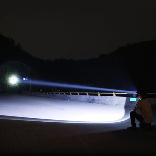 LED頭燈強光防水潛水頭戴式小手電筒遠射充電夜釣魚礦燈