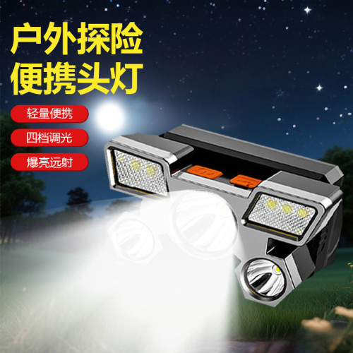 【廣角照明】強光照明頭燈多功能戶外泛光燈家用應急照明燈L-T21