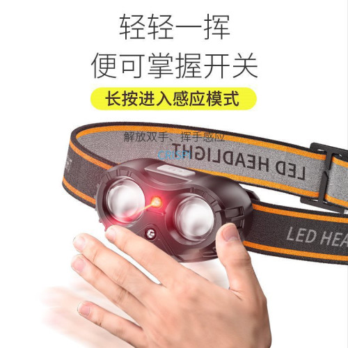 強光超亮夜釣燈頭燈長續航釣魚感應可充電頭戴式戶外登山
