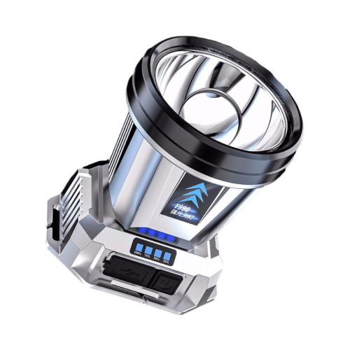 德國頭燈強光充電超亮防水遠射頭戴式LED手電筒戶外夜釣礦燈大口