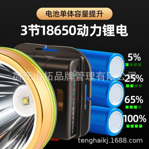 3051系列頭燈強光超亮充電續航超長鋰電礦燈戶外照明燈釣魚外頭燈