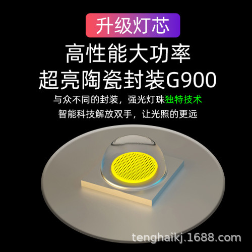 2022雷射砲強光頭燈充電式超亮led四核爆亮遠射頭戴式夜釣魚礦燈