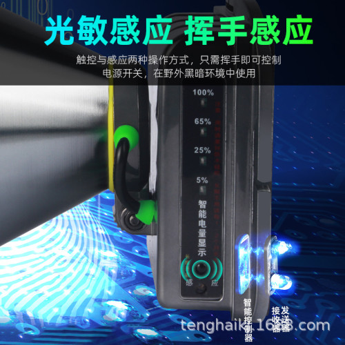 2022雷射砲強光頭燈充電式超亮led四核爆亮遠射頭戴式夜釣魚礦燈