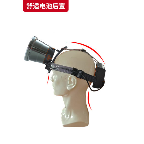 亮之友感應強光充電超亮大功率雷射砲釣魚燈戶外通宵超長續航頭燈