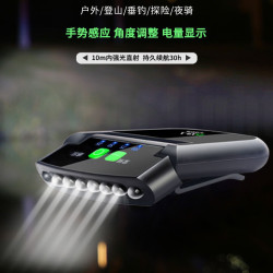 釣魚頭燈 感應夾帽燈 夜燈迷你小巧便捷式戶外照明帽簷小夜燈