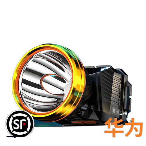 頭燈新款強光超亮礦燈夜釣魚戶外登山頭戴式照明燈工地手電筒