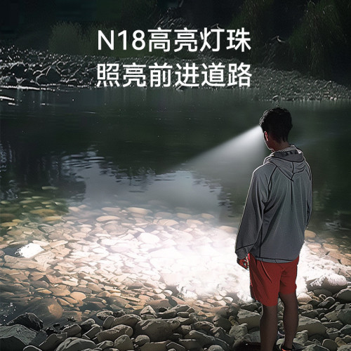 P5H【2141人好評】黑嶼智能頭燈超亮可充電頭戴式強光感應特亮手