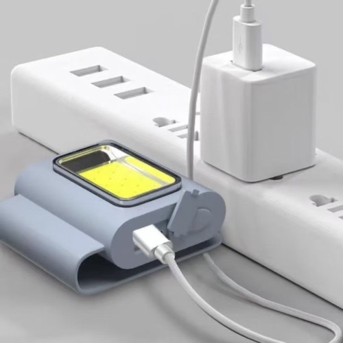 夾子燈夜跑燈手電筒可攜式隨身燈騎行頻閃安全警示戶外露營應急遛狗