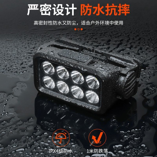 頭戴式強光頭燈充電式超長續航夜釣家用戶外照明多功能燈氙氣燈