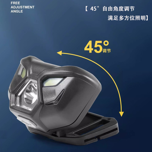 戶外長續航鋰電LED燈強光可攜式感應釣魚燈可充電超亮頭戴遠射頭燈