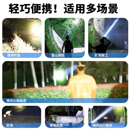 頭燈長續航強光超亮野外燈鋰電釣魚可充電戶外趕海專用感應頭戴式