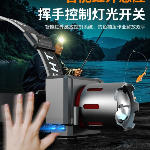頭燈超長續航新款野外強光超亮礦燈頭戴式照明燈戶外手電登山釣魚
