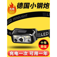 頭燈強光可充電頭戴式長續航感應超亮小型可攜式夜釣魚LED燈手電筒