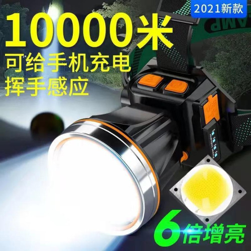 頭燈強光可充電野外超亮頭戴式手電筒led工作燈USB小夜釣燈