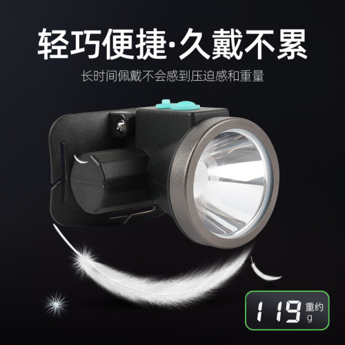 日本進口MUJIEled頭燈超亮頭戴式手電筒釣魚專用超長續航戶外