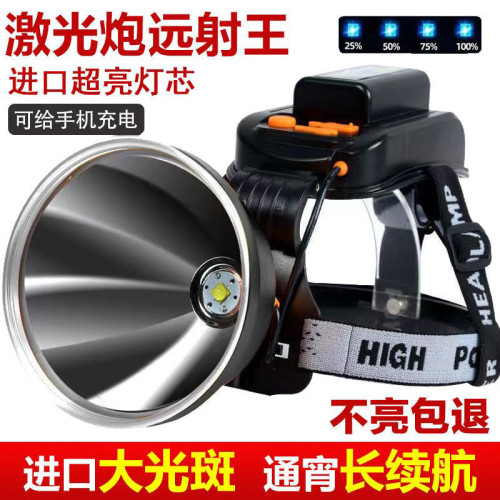 LED頭燈強光可充電P900光斑超長續航夜釣燈氙氣燈大礦燈電筒