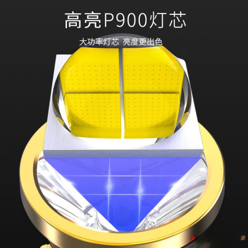 戶外遠射礦燈夜釣燈可充電LED頭燈強光頭戴式家用手電筒超亮防水