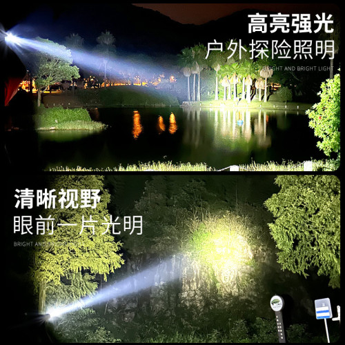 頭燈超亮長續航充電頭戴式強光感應手電筒led夜釣魚電燈續航鋰電