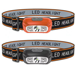 強光頭燈戶外迷你led夜釣魚礦燈可攜式頭戴式手電充電感應頭燈