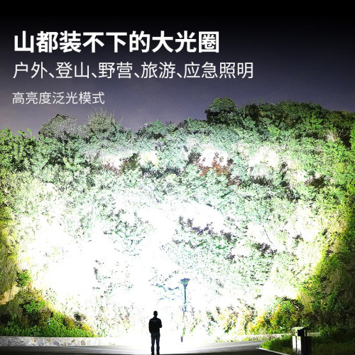 超亮頭燈強光充電頭戴式100小時夜釣釣魚野外超長續航燈  頭戴式