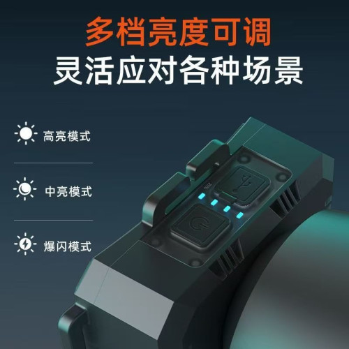 新款超長續航頭燈強光超亮充電頭戴式照明燈戶外礦燈釣魚專用