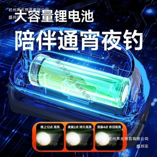 頭燈超亮可充電頭戴式強光感應特亮手電筒小型可攜式夜釣魚燈其他