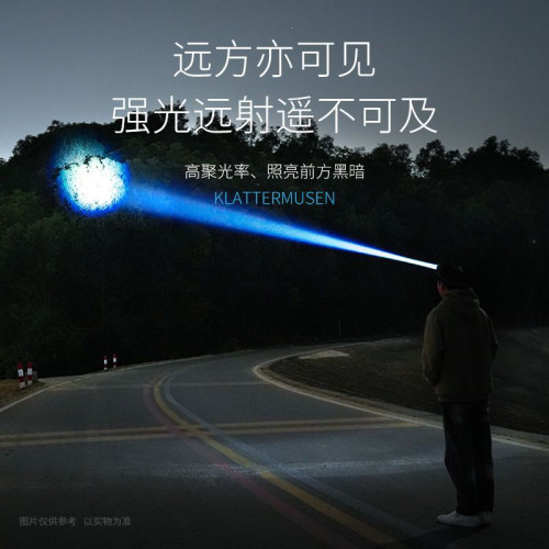 夜釣燈感應頭戴式超亮變焦防水戶外頭燈強光新款充電礦燈智能遠射