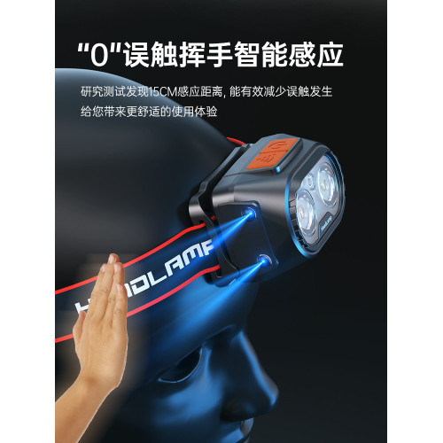 頭燈強光充電超亮超長續航頭燈釣魚礦燈登山趕海頭戴式照明燈