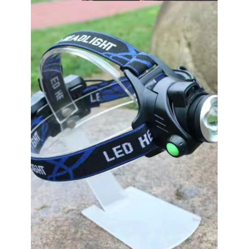 LED頭燈強光充電式感應變焦超亮遠射頭戴式手電筒夜釣魚燈礦燈