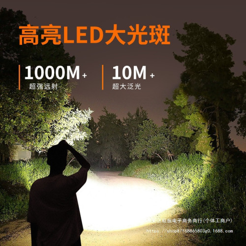 浦爾曼頭燈LED強光超亮充電頭戴式礦燈可變焦釣魚手電筒戶外遠射