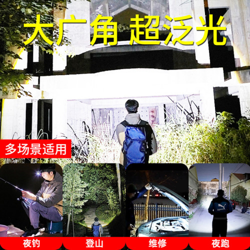 頭燈強光充電超亮感應頭戴式照明超長續航戶外釣魚小手電筒駿則恒