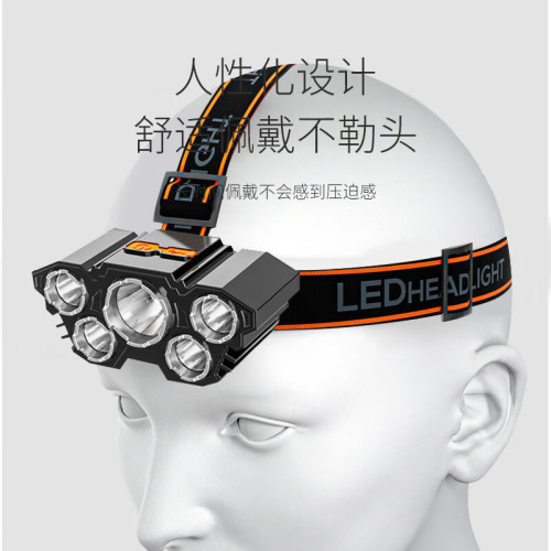 頭燈強光充電超亮續航超長頭戴式照明燈鋰電手電筒釣魚專用礦燈