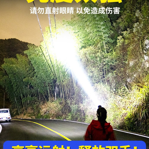 頭燈頭戴式強光充電釣魚續航超長超亮手電筒礦燈感應夜釣鋰電