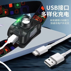 光源感應夜釣燈專用釣魚頭燈強光充電超長頭戴式續航超亮戶外照明