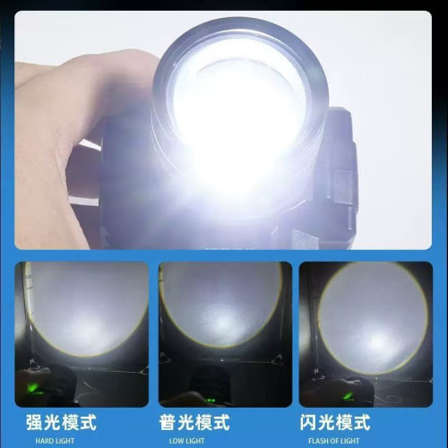新款LED頭燈強光充電戶外夜釣魚燈遠射手電筒超亮頭戴式礦燈